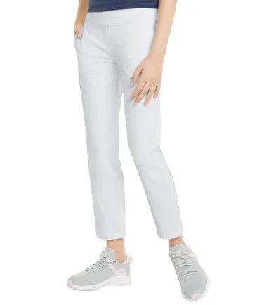 Puma Pull On Girls Golf Pants White