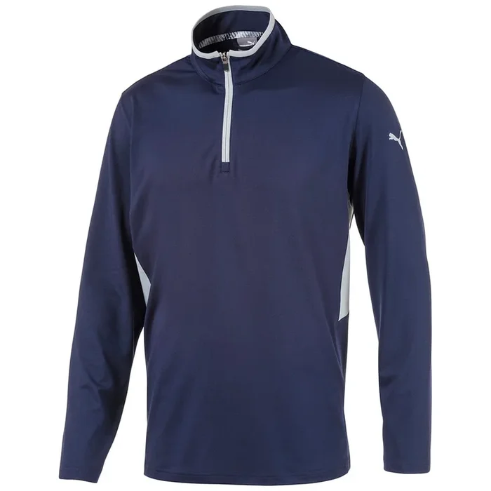 Puma Rotation 1/4 Zip Golf Sweater – Peacoat