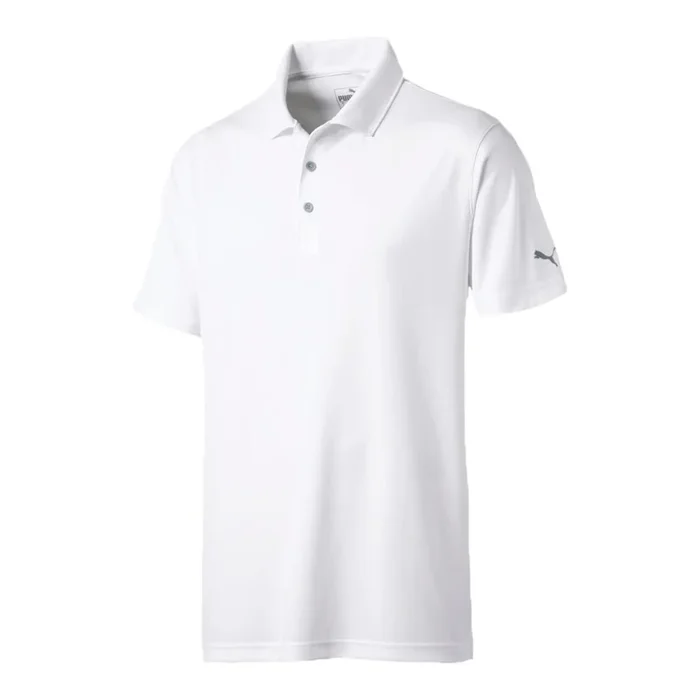 Puma Rotation Golf Polo – Bright White