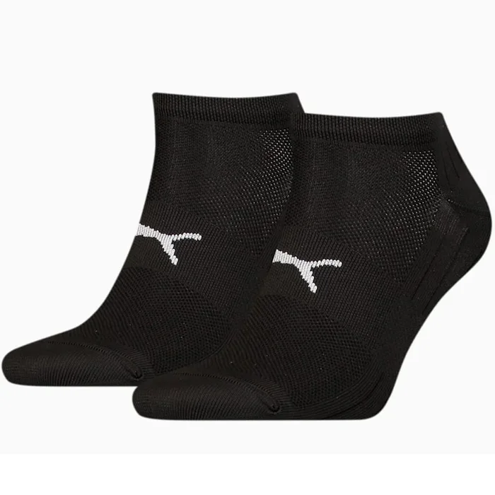 Puma Sport Light Sneaker Socks (2 Pack) – Black