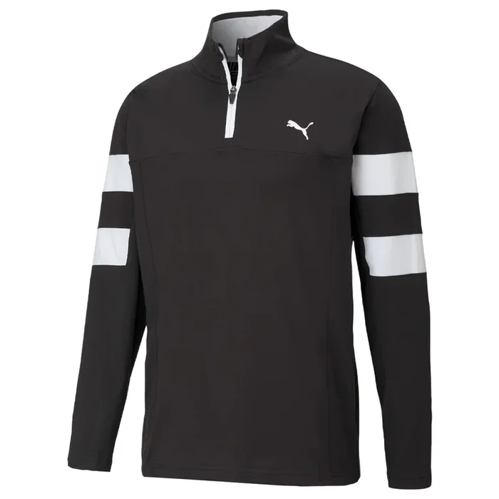 Puma Torreyana 1/4 Zip Sweater – Black