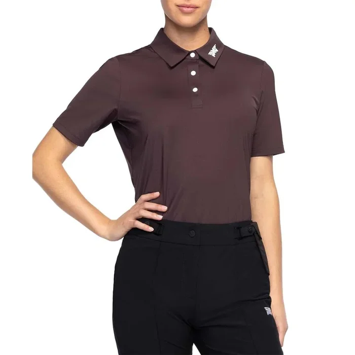 PXG RP Signature Golf Polo Aubergine – 23 Women