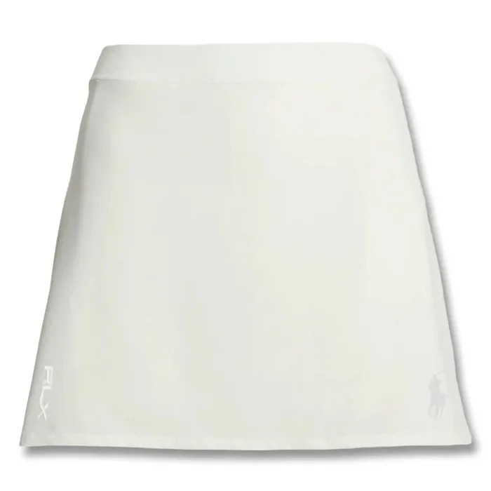 Ralph Lauren Aim 4-Way Stretch Performance 17″ Golf Skort Ceramic White – SP25 Women