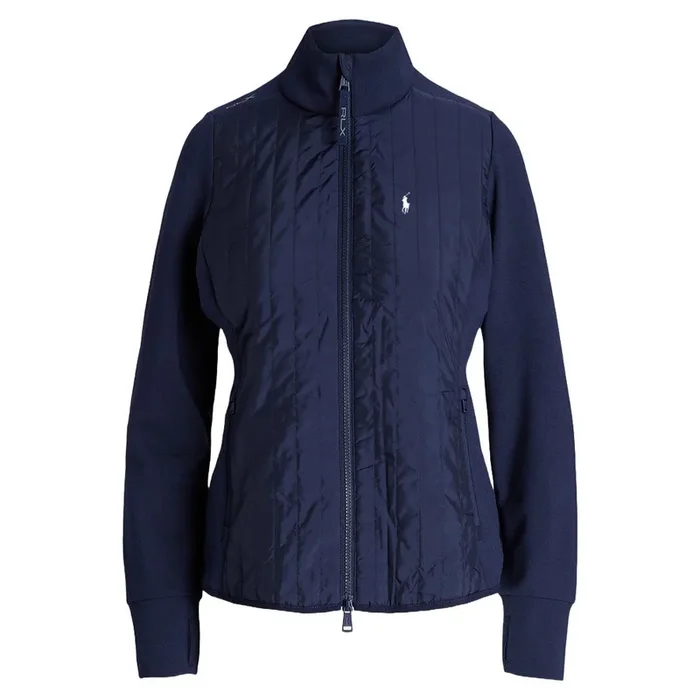 Ralph Lauren Performance Wool/Nylon Full-Zip Solid Golf Jacket Refined Navy – FW24 Women