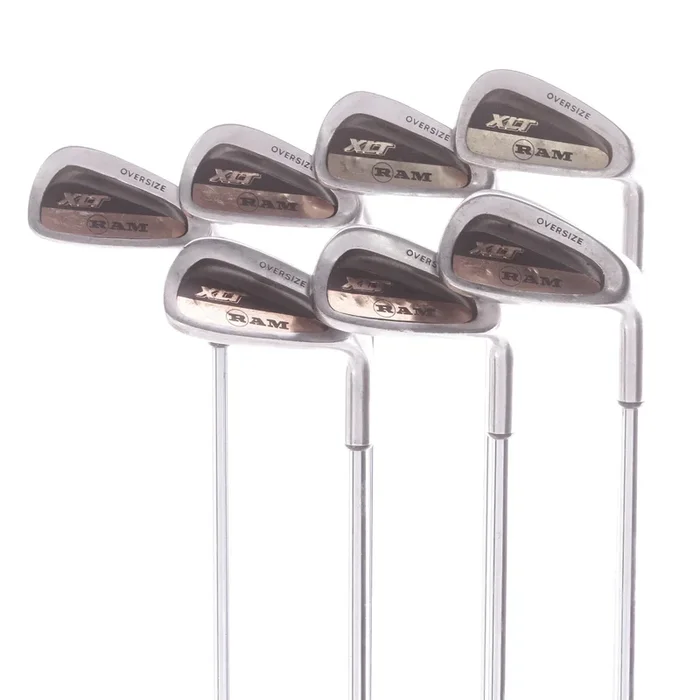 RAM XLT Oversize Steel Mens Right Hand Irons 5-SW Stiff – True Temper RAM