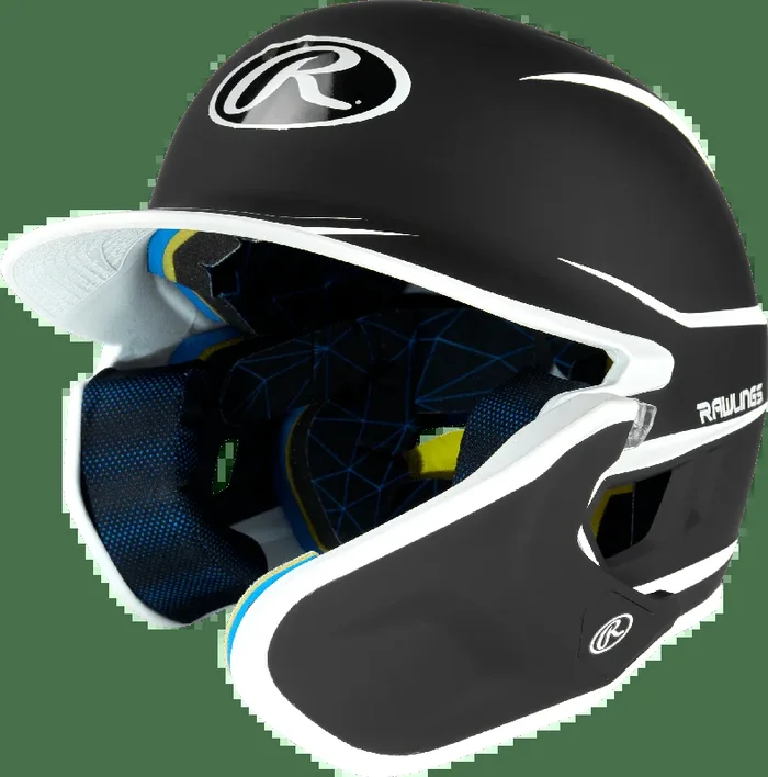 Rawlings Mach Two-Tone Matte Helmet with Adjustable Face Guard – Senior