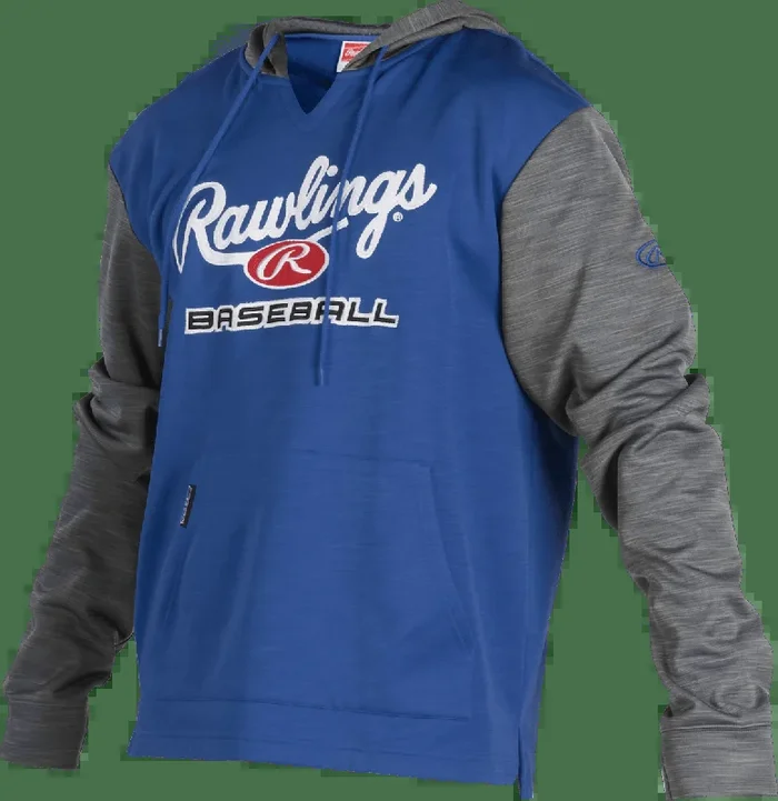 Rawlings Youth 2-Tone Long-Sleeve Fleece Baseball Hoodie