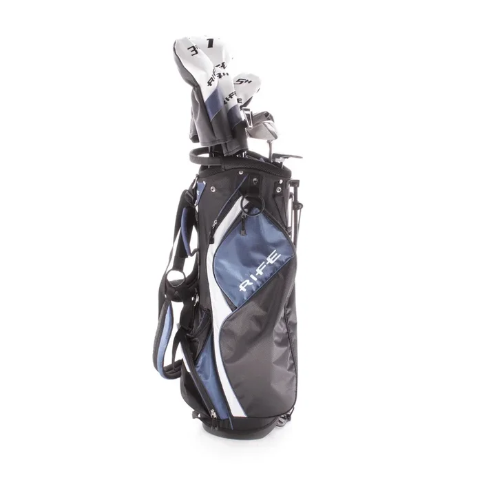 Rife RX2 Steel Men’s Right Hand Driver 3 Wood 4 and 5 hybrid 6-sw Putter Plus Stand Bag Regular – Rife