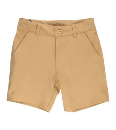 Rugged Butts Little Boys Hybrid Golf Shorts Khaki