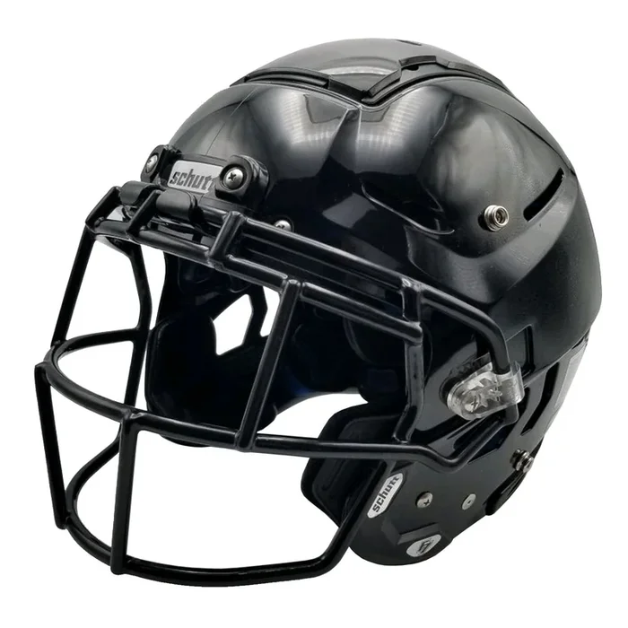 Schutt S-2081-L Football Helmet Black VTD w/ Black EGOP-NB-VC Cage