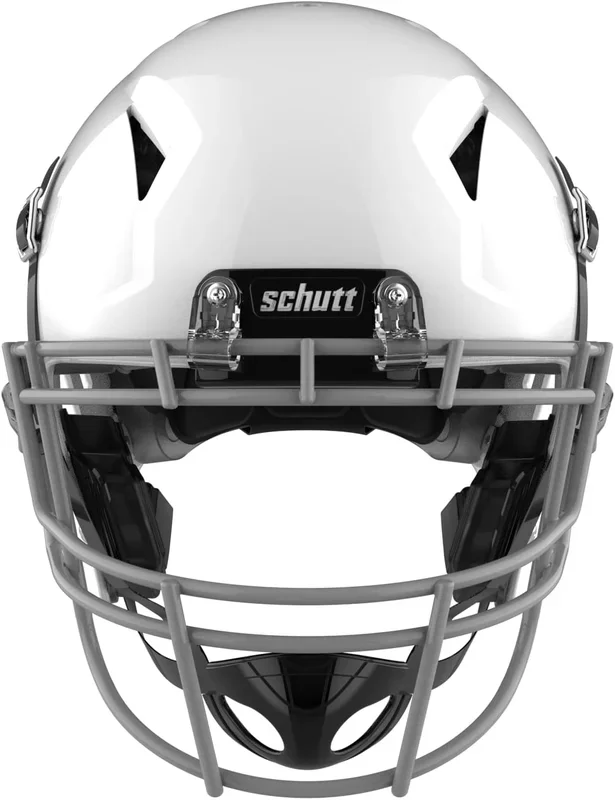 Schutt Vengeance A11 New Youth Football White Helmet w/ Grey V-ROPO-TRAD-NB Facemask