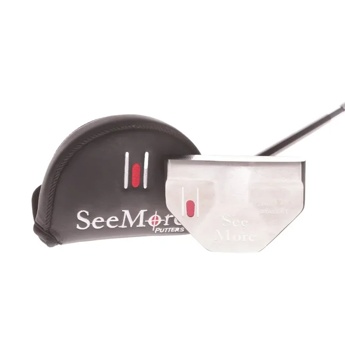 SeeMore Tri Mallet Men’s Right Putter 32 Inches – SeeMore