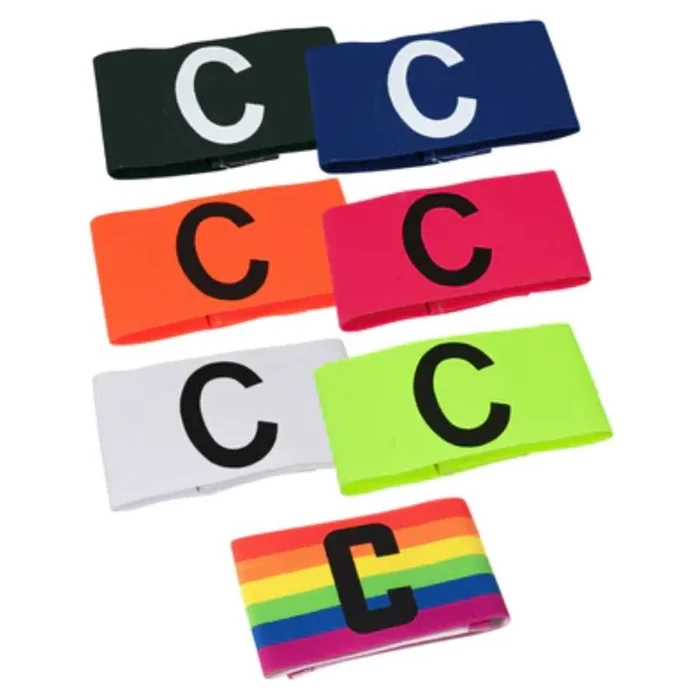 Select Soccer Captain Armbands Velcro Closure (Pack of 6)