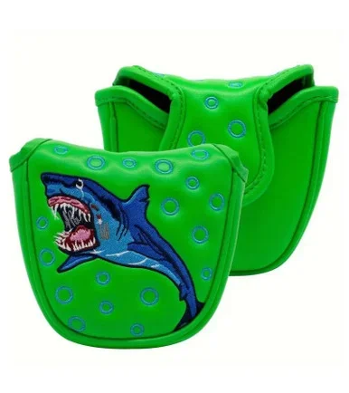 Shark Embroidered Mallet Putter Headcover
