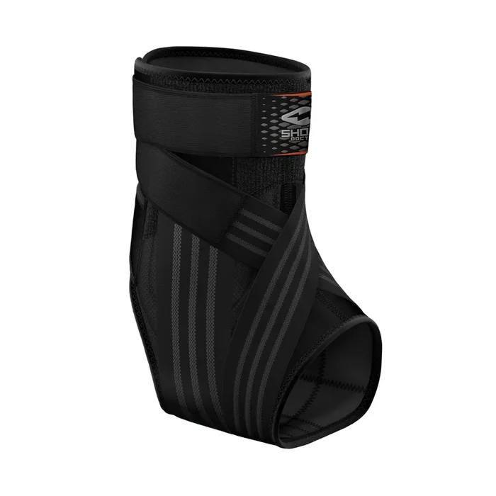 Shock Doctor Ultra Laceless Ankle Brace w/ Flex-Sport Stays and Fig 8 Straps