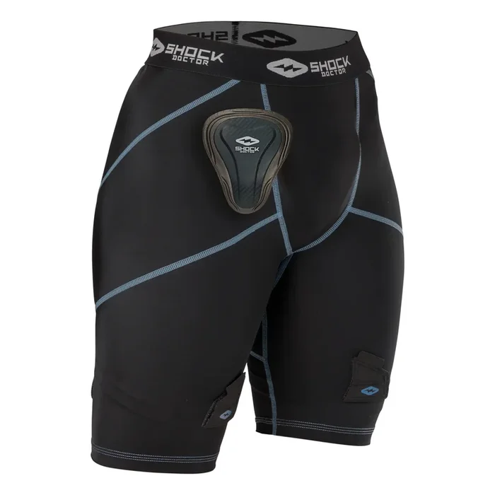 Shock Doctor Women’s Compression w/ Pelvic Protector Hockey Shorts