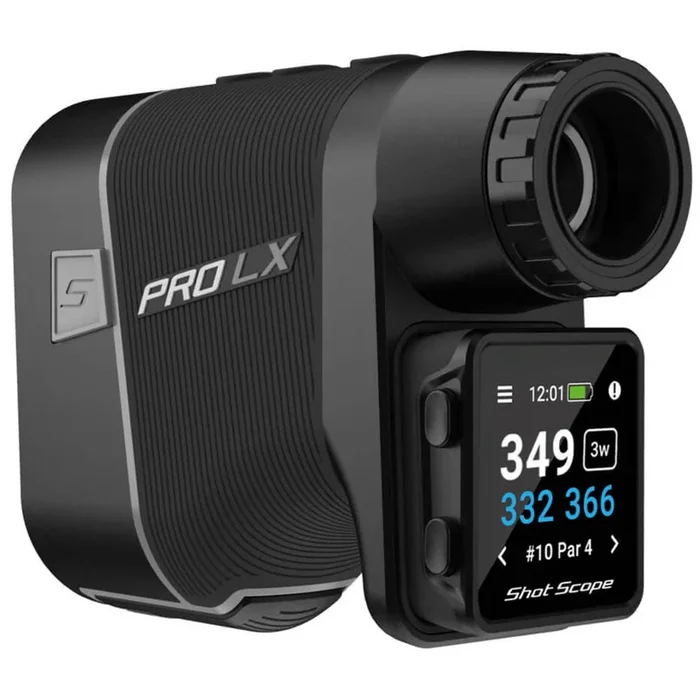 Shot Scope PRO LX+ Laser Rangefinder and H4 Handheld GPS – Grey