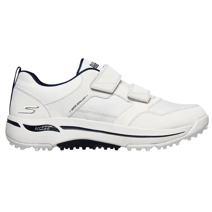 Skechers Go Golf Arch Fit – Front Nine Spikeless Golf Shoes White/Navy – SP21 Men