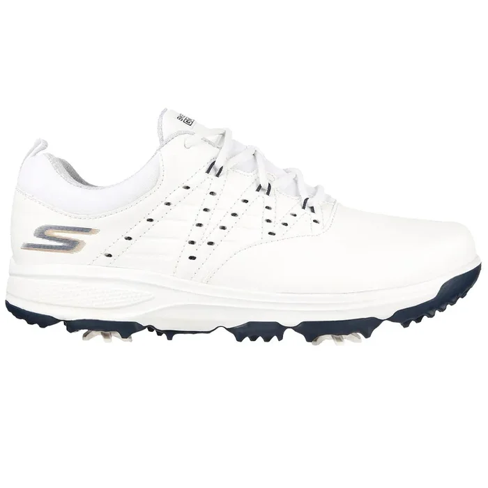 Skechers Ladies Go Golf Pro 2 Spiked Shoes – White/Navy