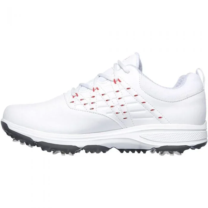 Skechers Ladies Go Golf Pro 2 Spiked Shoes – White/Pink