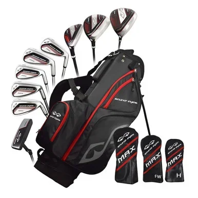Snake Eyes Max 9 Club Teen Golf Set (kids 60-68″ tall) Red Black