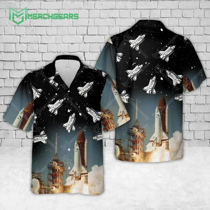 Space Shuttle Challenger Hawaiian Shirt – Fanshubus.com