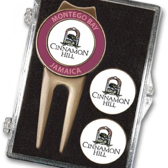 Spectrum Golf Kit with Laser Cloisonne Border & 3 Ball Markers
