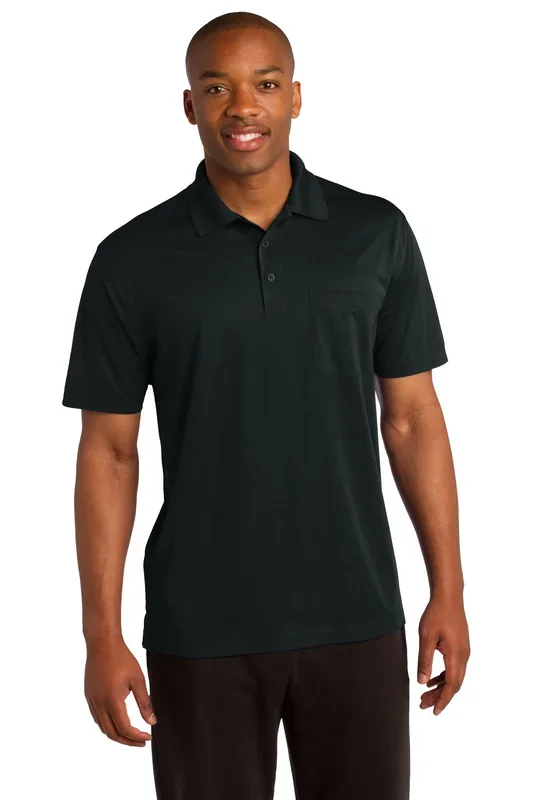 Sport-Tek Men’s Micropique Sport-Wick Pocket Polo
