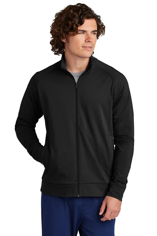 Sport-Tek Men’s Sport-Wick Stretch Full-Zip Cadet Jacket