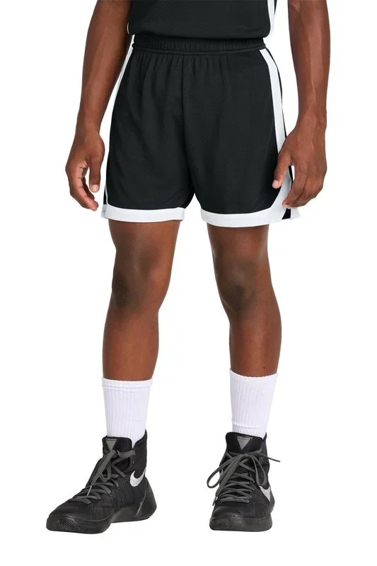 Sport-Tek Youth Rival Basketball 5″ Short YST901