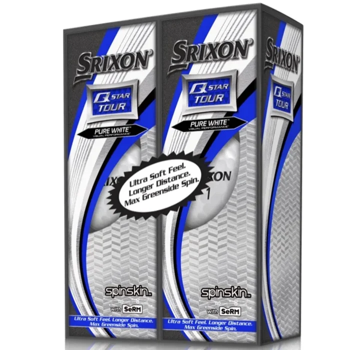 Srixon Q Star Tour Golf Balls – White – 6 Pack