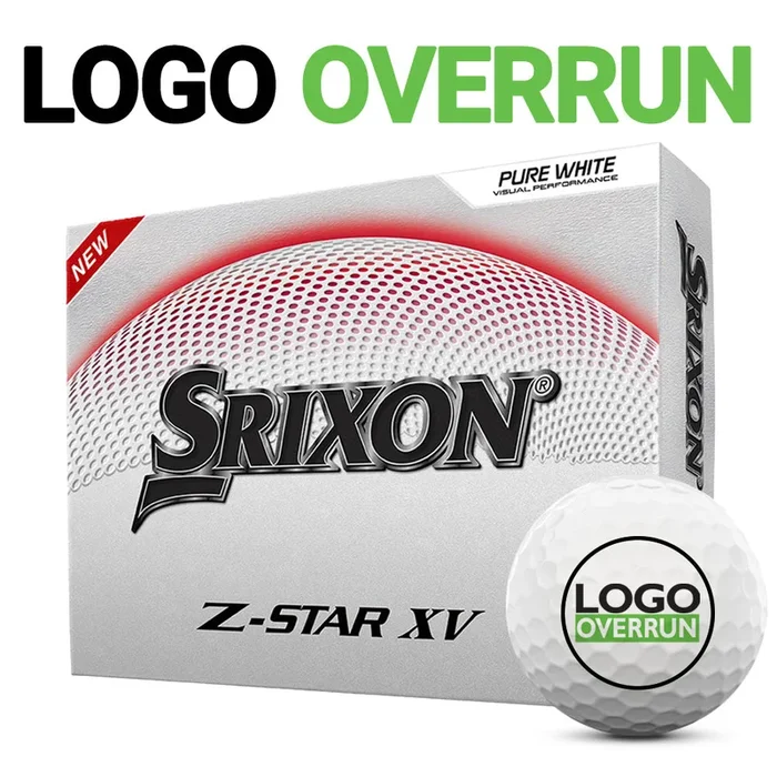 Srixon Z-Star XV Golf Balls – LOGO OVERRUN