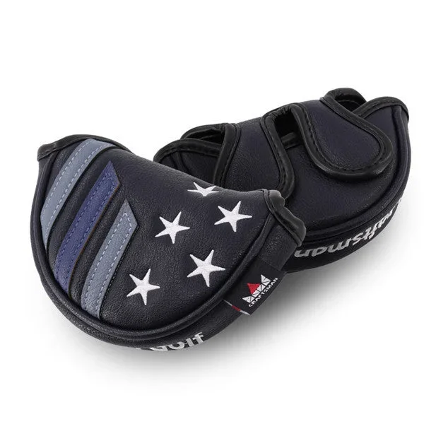 Stars&Stripes Mid-mallet Putter Headcover (Dual Magnetic straps)