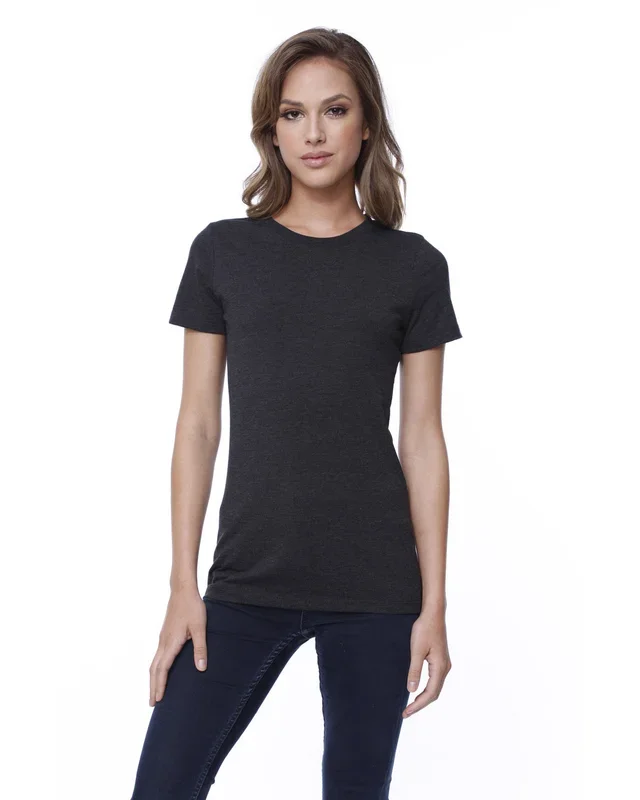 StarTee Ladies’ CVC Crew Neck T-shirt