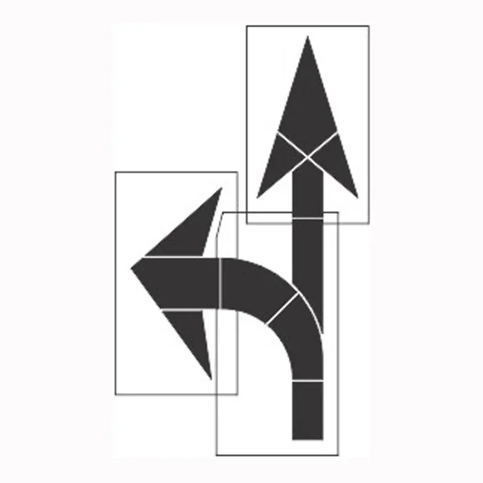 Stencils – Highway Arrow Kit Standard Combo 3 Piece