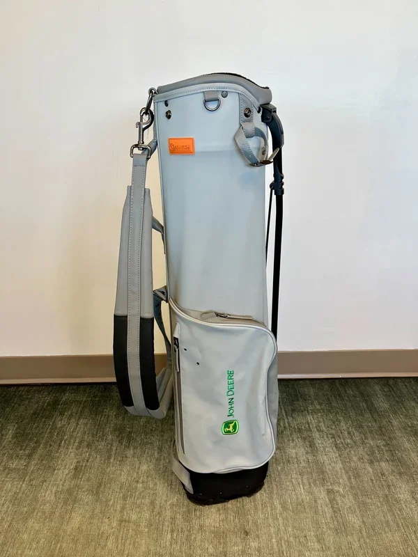 Stitch Lightweight John Deere Carry Golf Bag 2 Dividers/4 pockets with Strap