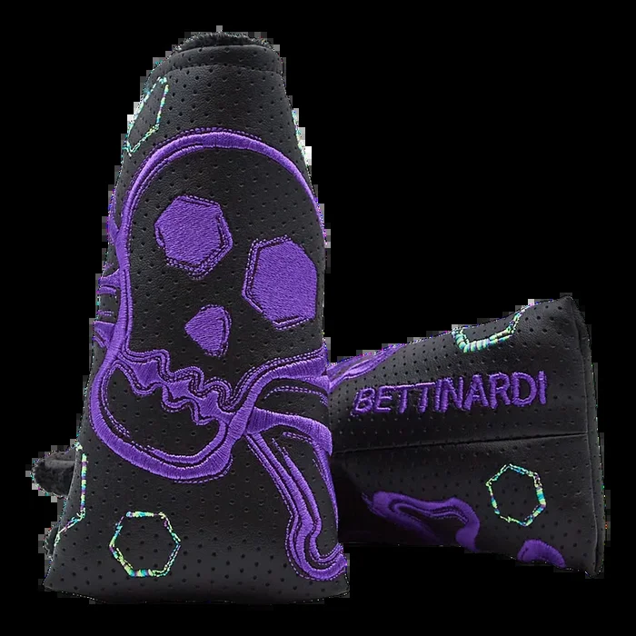 Stressed Skull & Bones Blade Putter Headcover