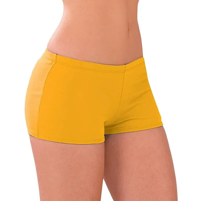 Stretch Nylon Boy Cut Cheerleading Kids Shorts