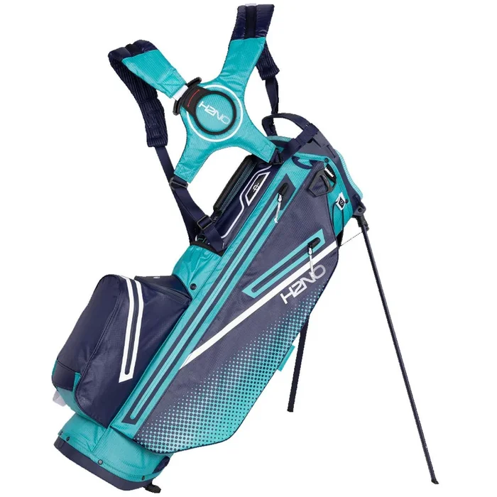 Sun Mountain H2NO Lite Waterproof Stand Bag – Bermuda/Navy/White
