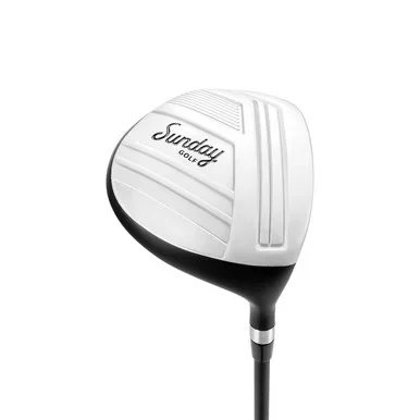 Sunday Golf Junior Driver for Ages 9-12 (kids 52-60″ tall) Black/Silver