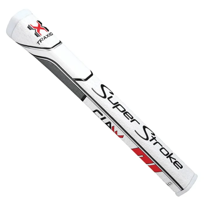 SuperStroke Traxion Claw 2.0 Grip – White/Red/Grey