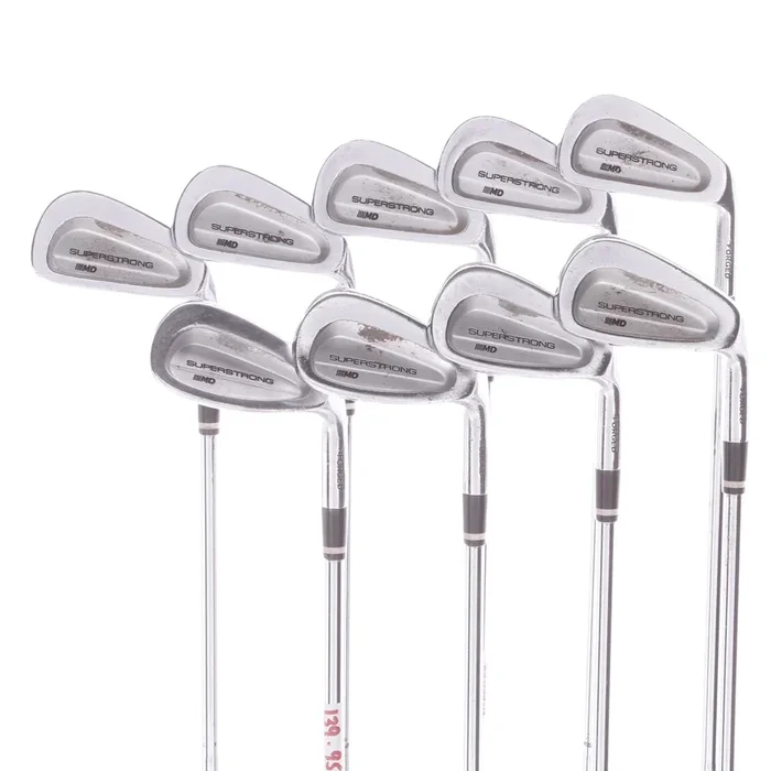 Superstrong MD Steel Mens Right Hand Irons 3-SW Regular – True Temper