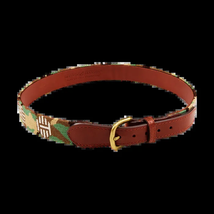 T-Hive Green Camo Needlepoint Belt