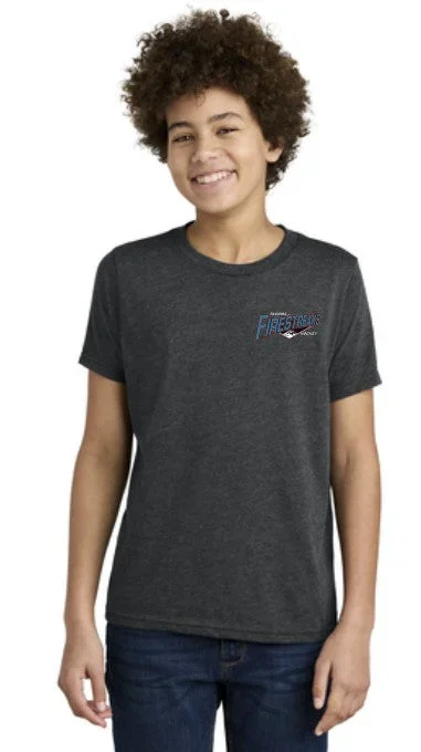 Tacoma Firestreaks Cotton/Poly Blend Youth Tshirt w/ Number