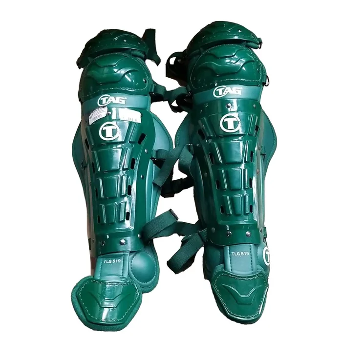 TAG #519 Women’s 12-16 Double Knee 11″ Leg Guards Dark Green