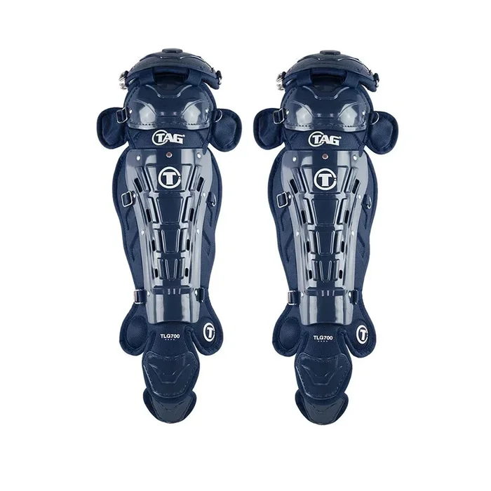 TAG Men’s 510 Leg Guards 12″ Pro Style Triple Knee Navy