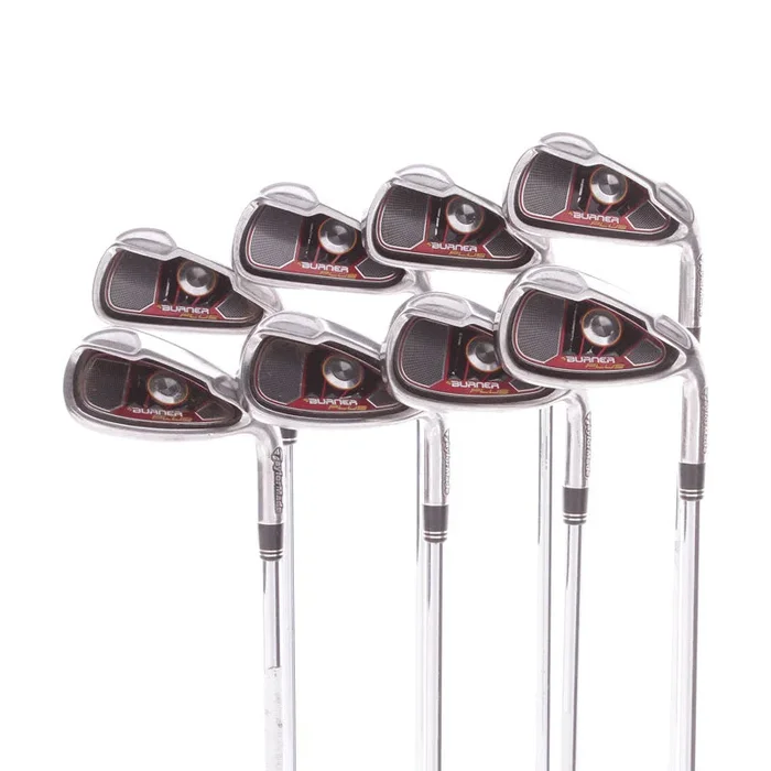 TaylorMade Burner Plus Steel Men’s Right Hand Irons 4-SW Regular – Burner 85