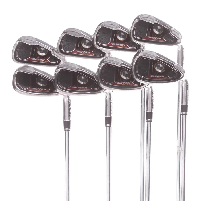 TaylorMade Burner Plus Steel Men’s Right Irons 4-SW Uniflex – Burner 85