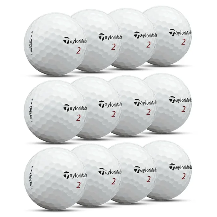 TaylorMade Distance + Golf Balls (Bulk – 4 Dozen)