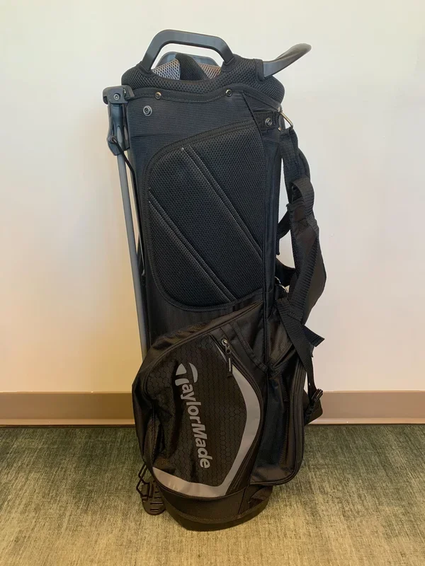 TaylorMade FlexTech Stand Bag Black 7 Dividers w/ Strap and Rain Cover